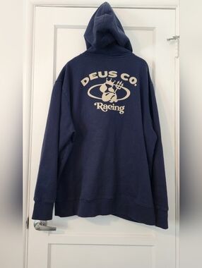 Deus Ex Machina Motorcycles Racing Siren Logo Hoodie